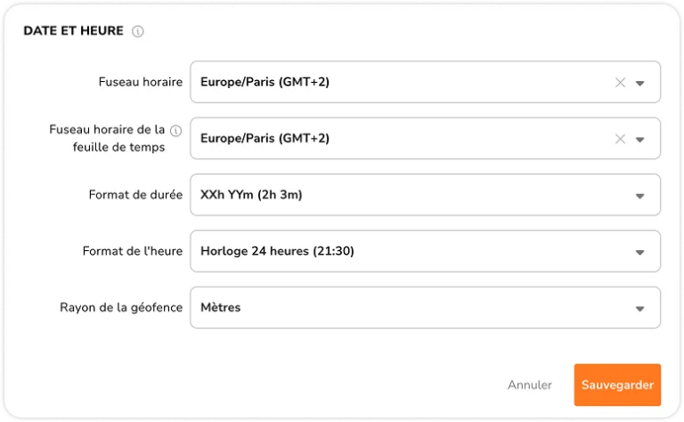 Date & heure